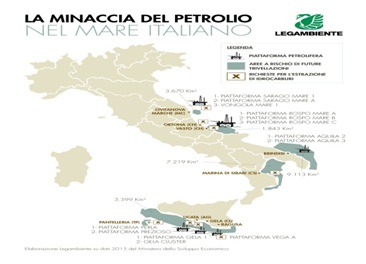 minaccia petrolio mare italiano